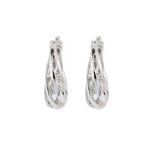 Stylish 925 Silver Bohemian Hoop <b>Earrings</b> For Women Timeless Jewelry For Anniversary Wedding Party Everyday Fashion And Gifting - Product Image 3
