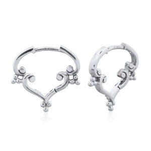 Aros con Diseño de Espiral de Corazón para Mujeres, Regalos para Fiestas, Tailandia - Product Image 2