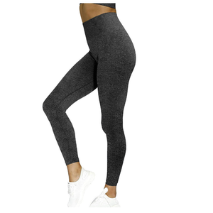 Ensemble de sport de haute qualité : Leggings froncés et soutien-gorge, tenue de yoga à manches longues, taille haute, ensemble 2 pièces pour femmes - Product Image 6
