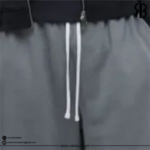 Pantalones Cortos Bermuda Casuales Grises para Hombre, de Cintura Media, Tejidos en Algodón, Transpirables, Estilo Urbano, en Oferta - Product Image 5
