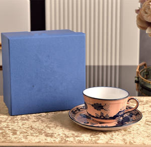 Tazas y Platos de Cerámica de Lujo con Diseño de Alta Gama, Ecológicos y Minimalistas para el Té del Tarde en Casa, con Caja de Regalo - Product Image 3