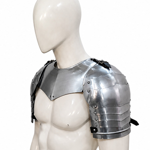 Armadura Medieval de Acero Suave para Hombros, Hombreras Hechas a Mano, Protectores de Hombros de Caballero, Disfraz Gótico de Cosplay, Armadura Histórica del Renacimiento - Product Image 4