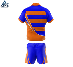 Conjunto de Uniforme de Rugby Unisex Personalizado, Talla Grande, Poliéster Transpirable, Protección UV, Bordado con Transferencia de Calor, Ropa de Equipo para Invierno - Product Image 6