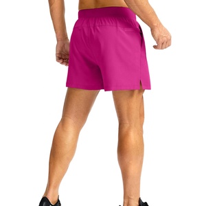 Nouveaux shorts de course pour hommes, respirants, séchage rapide, écologiques, 100 % polyester, taille mi-haute, confortables, avec ceinture élastique pour l'activité - Product Image 3