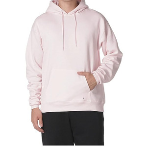 เสื้อฮู้ดผู้ชายสีดำ ผ้าฟลีซ แขนยาว สีพื้น ผ้าฝ้ายย้อมสีเรียบ ใส่ได้ในฤดูใบไม้ร่วง - Product Image 5