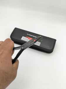 Pince à deux trous de qualité supérieure, couleur plasma noir, pour extensions de cheveux, logo personnalisé, prix de gros, AL FARDAN INSTRUMENTS - Product Image 6