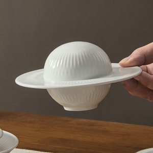 Service de table en céramique écologique moderne ST, blanc céladon, pour mariage, banquet, restaurant, avec kit d'ustensiles - Product Image 2