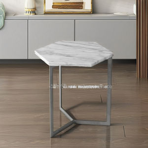 Table basse en marbre avec cadre en métal - Product Image 3