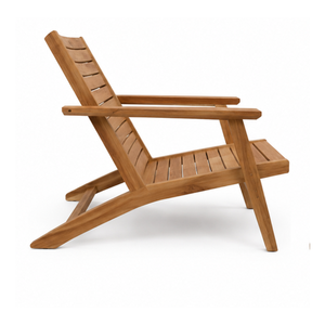 Sillón de Madera de Teca Sólida Hecho a Mano, Muebles de Exterior Contemporáneos para Jardín, Patio, Hotel, Resort, Villa - Product Image 3