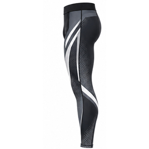 Custom <b>Men</b> Compression Tights High Stretch <b>Gym</b> Fitness Running Pants Quick Dry Breathable Sports <b>Leggings</b> Wholesale OEM Factory - Product Image 2