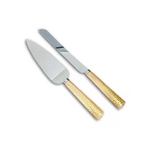 Durable Metal Cake Server Set Stainless Steel Cake Knife Spatula Set Party Serving <b>Tools</b> - Product Image 4