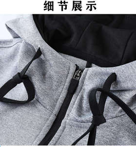 High Quality Custom Men Pullover Tracksuits <b>Set</b> 100% Cotton Eco-Friendly Waterproof Windproof Workout Wholesale Customized - Product Image 5