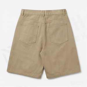 กางเกงยีนส์ขาสั้นผู้ชายสไตล์วินเทจ Y2K พรีเมียม ตกแต่งโลโก้ตามสั่ง ทรงหลวม ใส่สบาย เหมาะกับหน้าร้อน - Product Image 2