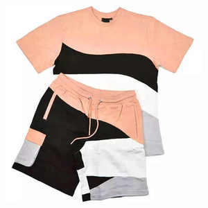 Men's Summer Fashion Casual <b>Set</b> Breathable Cotton <b>Knitted</b> T Shirt & Shorts Matched Outfit Made In Pakistan - Product Image 5