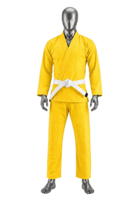 ชุดกิโมโน BJJ GIS สีเหลืองสำหรับผู้หญิงศิลปะการต่อสู้สำหรับผู้ใหญ่ - Product Image 1
