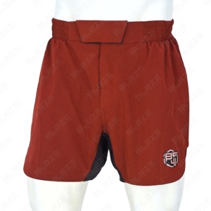 Blaze Fight Wear hommes nouveau haut de gamme à séchage rapide Short de sport confortable taille élastique mi-motif respirant tissu peigné solide Shorts de course - Product Image 1