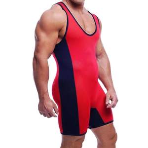 Combinaison de lutte de haute qualité pour jeunes, avec logo et tailles personnalisés, combinaison de lutte de grande taille, uniforme de lutte OEM - Product Image 3