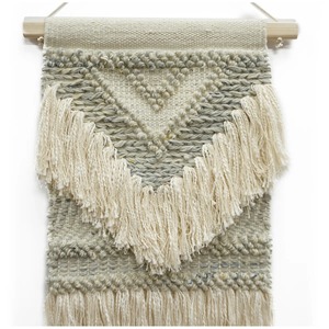 Handmade White Macrame Wall Decor Ideal For Entryway Welcome Decor TV <b>Unit</b> Backdrop Frames And <b>Corner</b> Wall Filling Decor - Product Image 1