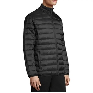 Chaqueta Acolchada Personalizada con Logotipo para Hombre, Precio al por Mayor, Chaqueta de Invierno con Bolsillos Largos de Tela - Product Image 4
