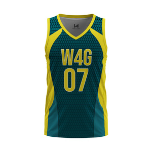 Customized Adults Basketball Jersey Plus Size Breathable Moisture Wicking Custom Printed Spandex/Polyester Sleeveless Jerseys - Product Image 2