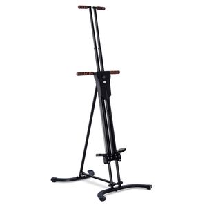 Macchina per Arrampicata Elettrica Pieghevole Nera con Display, Attrezzo per Esercizi Verticali Regolabile - Product Image 1