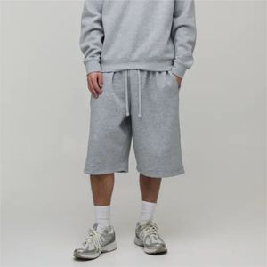 Pantalones Cortos Bermuda de Algodón Negro Sólido para Hombre, de Alta Calidad, Personalizados, con Cintura Elástica, Casuales, Transpirables, con Bolsillos, de Tiro Medio - Product Image 1