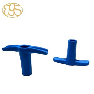 OEM big T head hand screw by insert mold with PA66 material for computer server using Flush head self clinching <b>stud</b> screw Knobs - Product Image 3