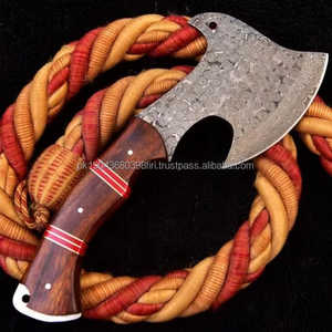 MS-Factory Industrial de alta calidad de acero de Damasco Tomahawks Uso multiusos Mango de acero de Damasco personalizable Diseño popular - Product Image 3