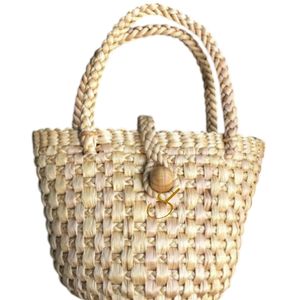 Bolso Tejido a Mano de Jacinto de Agua, Bolso de Cóctel Pequeño - Product Image 1