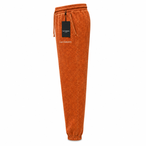 Pantalon de survêtement pour homme, nouvelle mode, qualité supérieure, délavé à l'acide, taille haute, couleur unie, 100% coton, respirant, séchage rapide, pour usage décontracté - Product Image 4