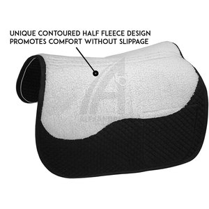 Tapis de selle d'équitation confortables en coton/polyester avec logo personnalisé, fabriqués en usine, prix de gros, marque privée - Product Image 4