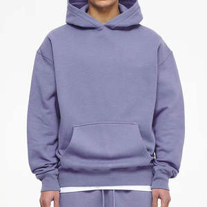 เสื้อฮู้ดดี้ปักโลโก้ตามสั่งสำหรับผู้ชาย ผ้าฟลีซหนา 500gsm 80% ผ้าฝ้าย 20% โพลีเอสเตอร์ พิมพ์ลายสกรีน ทรงบ็อกซี่ สีสันสดใส - Product Image 1
