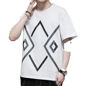 Camisetas Deportivas de Manga Corta para Hombre, Transpirables, Ecológicas, Antiarrugas, de Secado Rápido, 100% Algodón, Cuello Redondo, Coloridas - Product Image 6