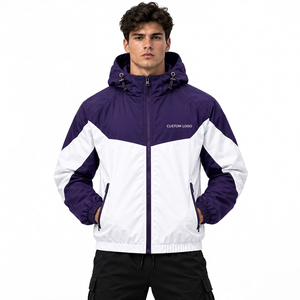 Chaqueta Ligera Sostenible Personalizada, Cortavientos de Poliéster y Algodón, Ropa Urbana Informal con Logotipo Personalizado - Product Image 1