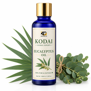 Aceite de Eucalipto Kodai 100ml, Aceite Esencial Herbal Natural Puro para el Cuidado de la Piel - Product Image 1