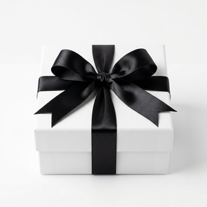 Cinta de Satén Negra de 25mm de Una Cara al por Mayor para Cajas de Regalo de Lujo, Lazos para Sillas, Lazos para el Cabello, Decoración de Eventos, Rollos - Product Image 4