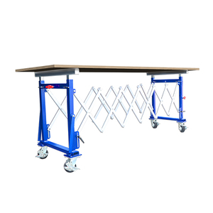 Ausavina QLI Four-Wheel Steel Foldable <b>Table</b> <b>Space</b>-<b>Saving</b> Design AQFT7923 - Product Image 6