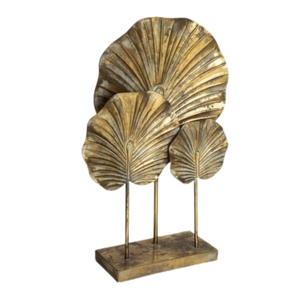 Escultura Moderna Abstracta de Círculo Metálico, Anillo Metálico Decorativo para Mesa, Estatua Martillada y Negra con Base de Mármol - Product Image 3