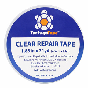 Cinta de Reparación para Invernaderos TortugaTape, Transparente, Impermeable y Resistente a los Rayos UV - Product Image 1