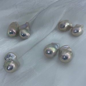 Perles d'eau douce naturelles super baroques, forte luminosité, colorées, pour la fabrication de bijoux créatifs, perles en vrac pour boucles d'oreilles et pendentifs - Product Image 1