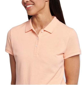 Camisa Polo Clásica para Mujer, Manga Corta, Cuello Camisero, Tela Transpirable, Atuendo Casual Cómodo para el Trabajo, Oficina, Golf, Tenis - Product Image 5