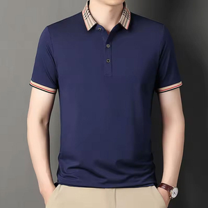 Meilleure édition de polos personnalisés pour hommes, 100% coton, manches courtes, respirants, séchage rapide, écologiques, sportifs - Product Image 1