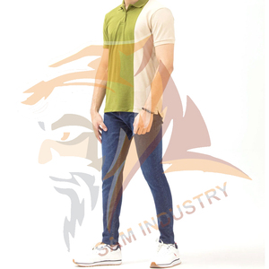 เสื้อโปโลผู้ชายทรงปกติ ออกแบบโลโก้ด้านหน้าได้ตามต้องการ ผลิตจากผ้าเจอร์ซีย์ใยไผ่ 100% ระบายอากาศได้ดี แขนสั้น - Product Image 5