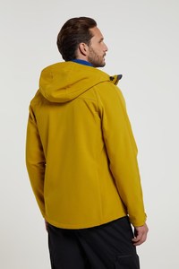 Chaqueta Softshell con Capucha para Otoño, Impermeable y Resistente al Viento, Cierre de Cremallera, Bolsillos Laterales, Logotipo Frontal, Alta Calidad - Product Image 3