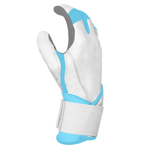 Custom Cabretta <b>Leather</b> Baseball Batting Gloves Long <b>Cuff</b> Extended <b>Wrist</b> Protection Batting Gloves - Product Image 2