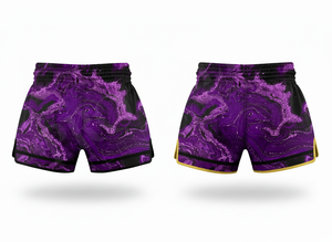 Shorts de Muay Thai à motif imprimé par sublimation sur toute la surface, style personnalisé, dernière tendance, pour entraînement de kick-boxing, sport de combat, shorts thaïlandais - Product Image 6