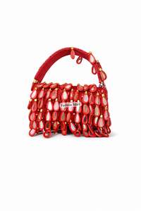 Sac à main de luxe perlé avec franges et pompons, pochette de soirée pour femme, vente en gros à l'exportation - Product Image 4