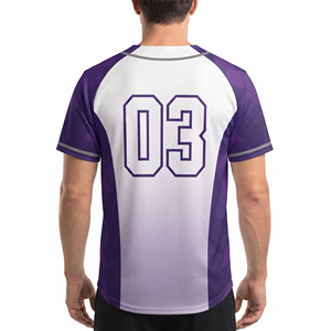 Maillot de baseball personnalisé à boutons, design personnalisé, maillot de baseball pour homme, sublimation - Product Image 2