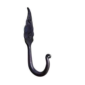 New Design Curly Shaped Powder Coated Finished Iron Hook <b>Rail</b> For Decor For Outdoor Utility For Bedroom Organizer For Closet - Product Image 2
