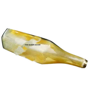 ขวดน้ำทำมือจากวัสดุเขาสัตว์ ขวดน้ำทรงโบราณขัดเงาสวยงาม ของใช้ในบ้านและอุปกรณ์เสริม - Product Image 1